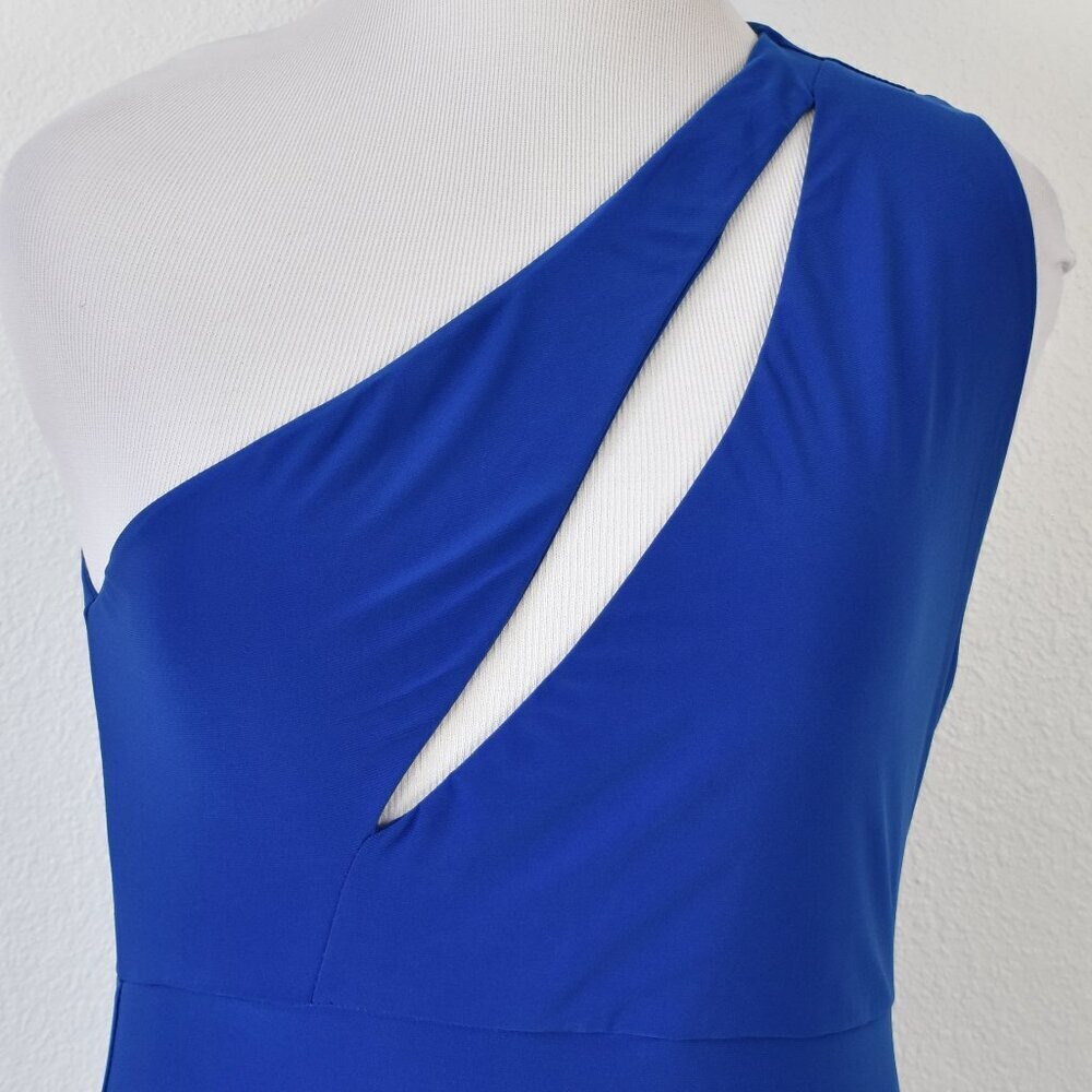 Club L London Up All Night Royal Blue One Shoulder Formal Dress - 14 - Picture 2 of 8